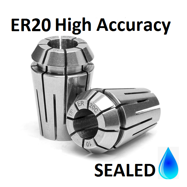 7.0mm ER20 SEALED High Accuracy Collets (5 micron)